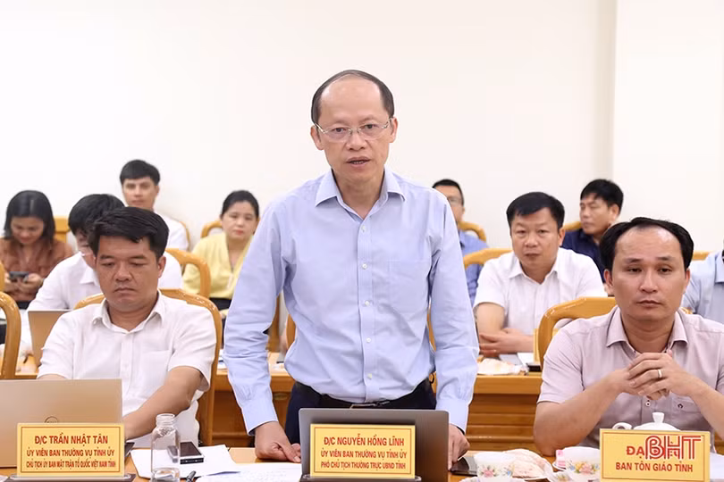 Hà Tĩnh làm tốt công tác thi hành pháp luật về tín ngưỡng, tôn giáo