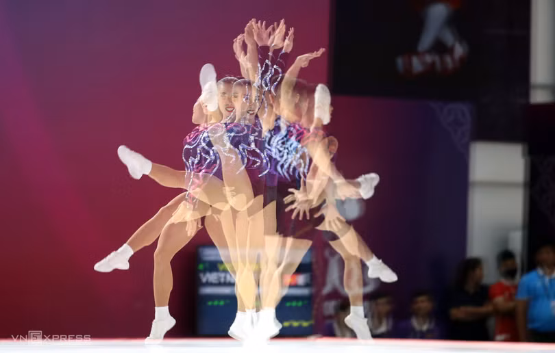 Việt Nam thâu tóm toàn bộ HC vàng Aerobic