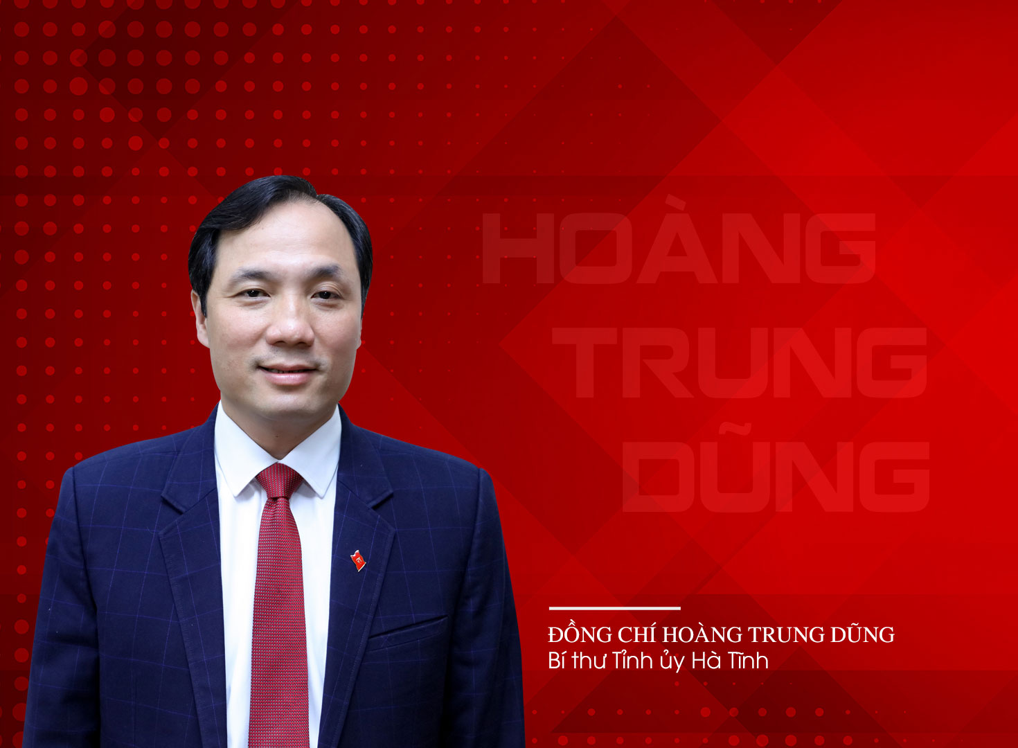 Chân dung các Ủy viên Ban Thường vụ Tỉnh ủy Hà Tĩnh nhiệm kỳ 2020-2025