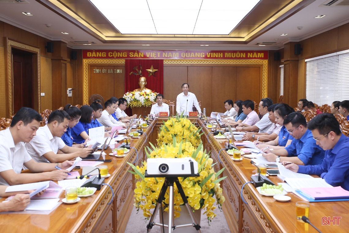 Tổ chức Đại hội Đoàn TNCS Hồ Chí Minh tỉnh Hà Tĩnh khoa học, đổi mới, thể hiện khí thế tuổi trẻ