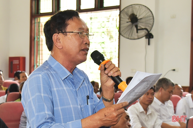 Cử tri Lộc Hà mong có thêm chính sách hỗ trợ xây dựng nông thôn mới