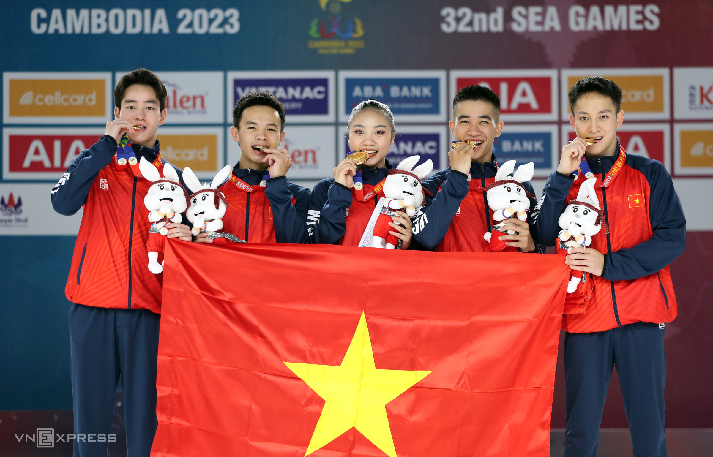 Aerobic Việt Nam lập hat-trick Vàng