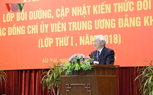 khai mạc lớp bồi dưỡng cập nhật kiến thức đối với các ủy viên tw đảng hình 1 Khai mạc lớp bồi dưỡng, cập nhật kiến thức đối với các Ủy viên Trung ương Đảng