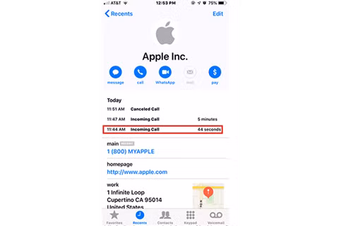 Cảnh báo giả mạo tổng đài Apple để lừa người dùng iPhone