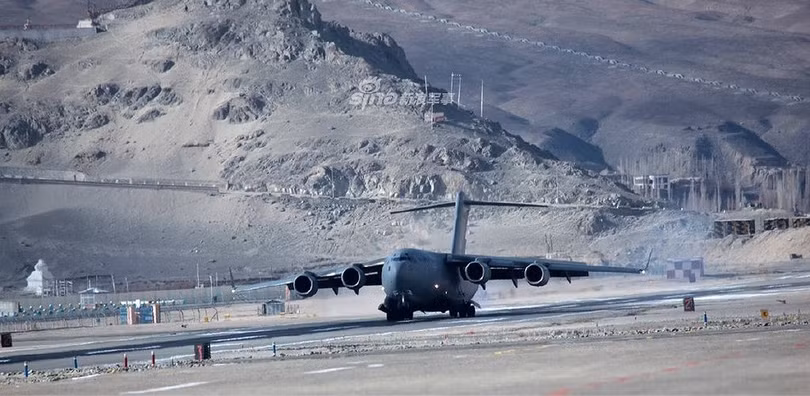 Ấn Độ gây choáng cho Trung Quốc khi đưa được phi đội C-17 lên địa bàn chiến lược
