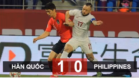 Hàn Quốc 1-0 Philippines: Ứng viên vô địch toát mồ hôi ngày ra quân