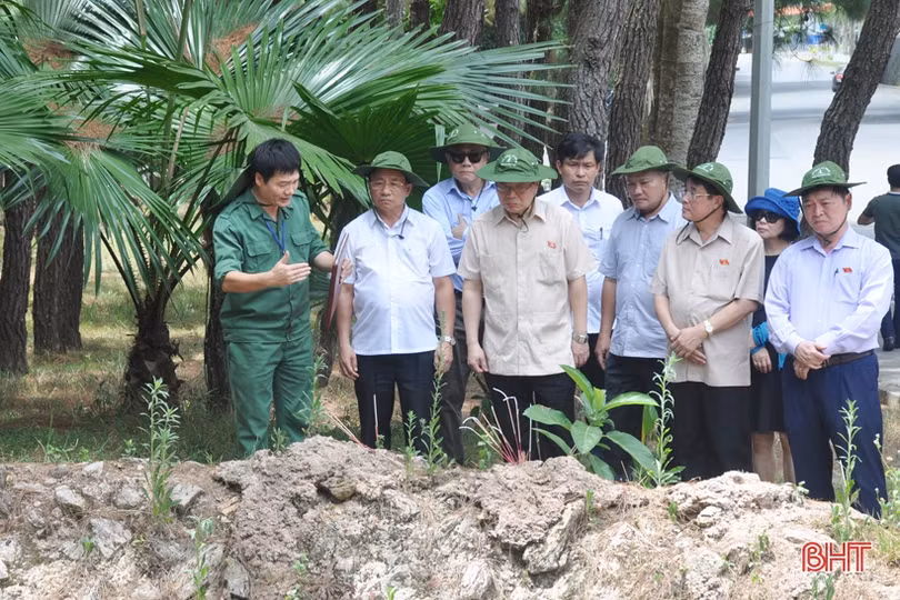 Phó Chủ tịch Quốc hội Phùng Quốc Hiển dâng hương tại Ngã ba Đồng Lộc