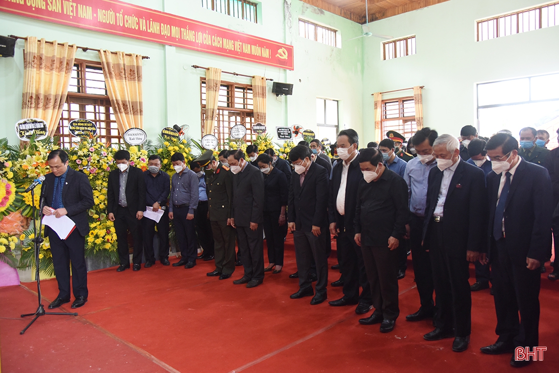 Cử hành trọng thể lễ truy điệu nguyên Bí thư Tỉnh ủy Nguyễn Tiến Chương