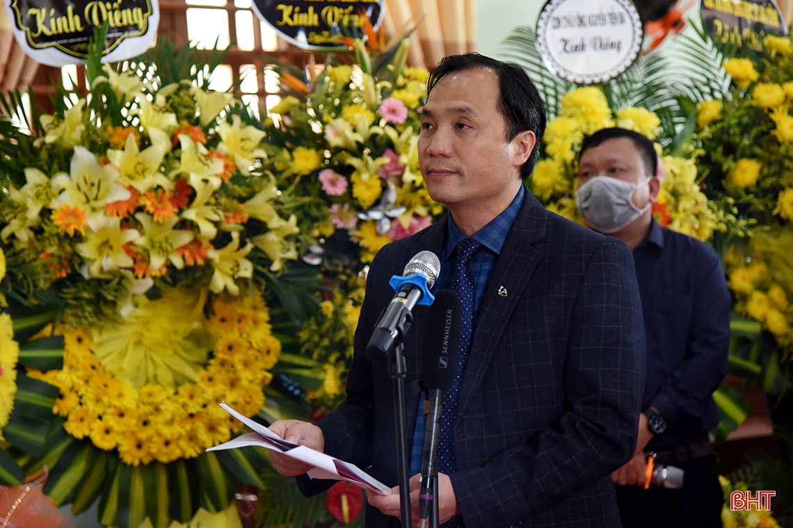 Cử hành trọng thể lễ truy điệu nguyên Bí thư Tỉnh ủy Nguyễn Tiến Chương
