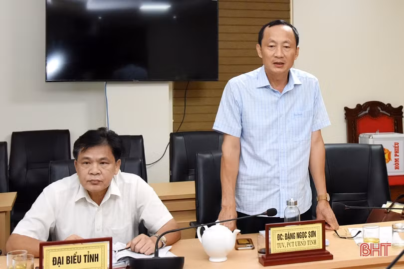 Tổ đại biểu HĐND tỉnh tại huyện Kỳ Anh thảo luận nhiều nội dung trước Kỳ họp thứ 8