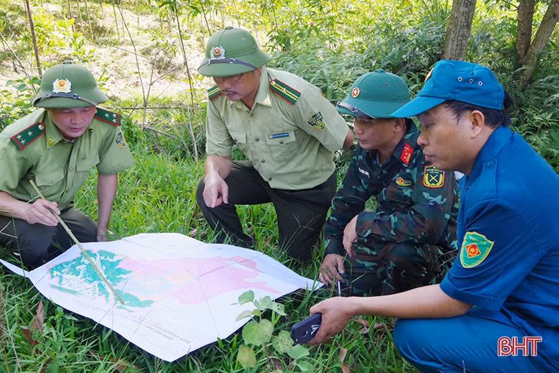 Bộ đội Hà Tĩnh chủ động, tích cực tham gia phòng chống cháy rừng