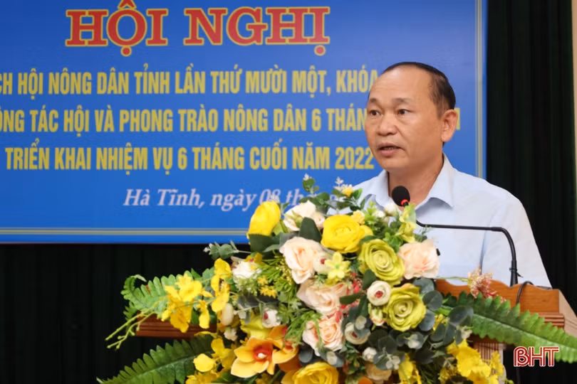 Hội Nông dân Hà Tĩnh đặt ra 11 nhiệm vụ trọng tâm trong 6 tháng cuối năm