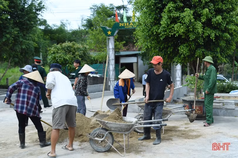 Bộ đội nỗ lực giúp Hương Lâm xây dựng nông thôn mới 