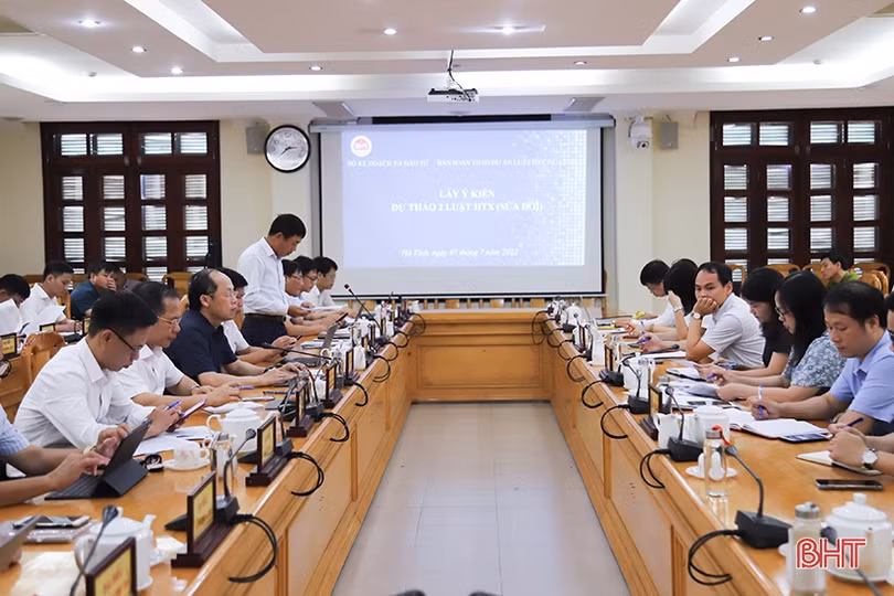 Tiếp thu, nghiên cứu các góp ý của Hà Tĩnh để điều chỉnh, bổ sung vào dự thảo Luật HTX sửa đổi