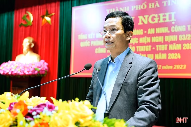 Thành phố Hà Tĩnh triển khai công tác quốc phòng - an ninh năm 2024