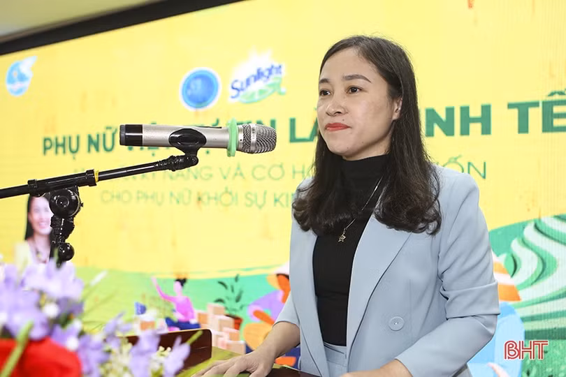 Giúp hội viên phụ nữ Hà Tĩnh tự tin khởi nghiệp