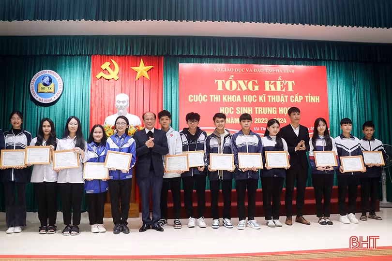 2 dự án của học sinh Hà Tĩnh được tham dự Cuộc thi KHKT cấp quốc gia 