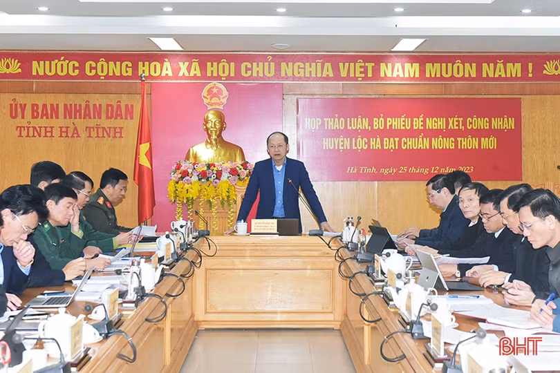 Đề nghị Trung ương xét, công nhận huyện Lộc Hà đạt chuẩn nông thôn mới