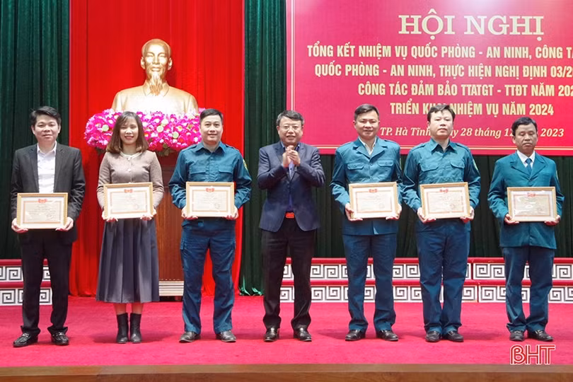 Thành phố Hà Tĩnh triển khai công tác quốc phòng - an ninh năm 2024