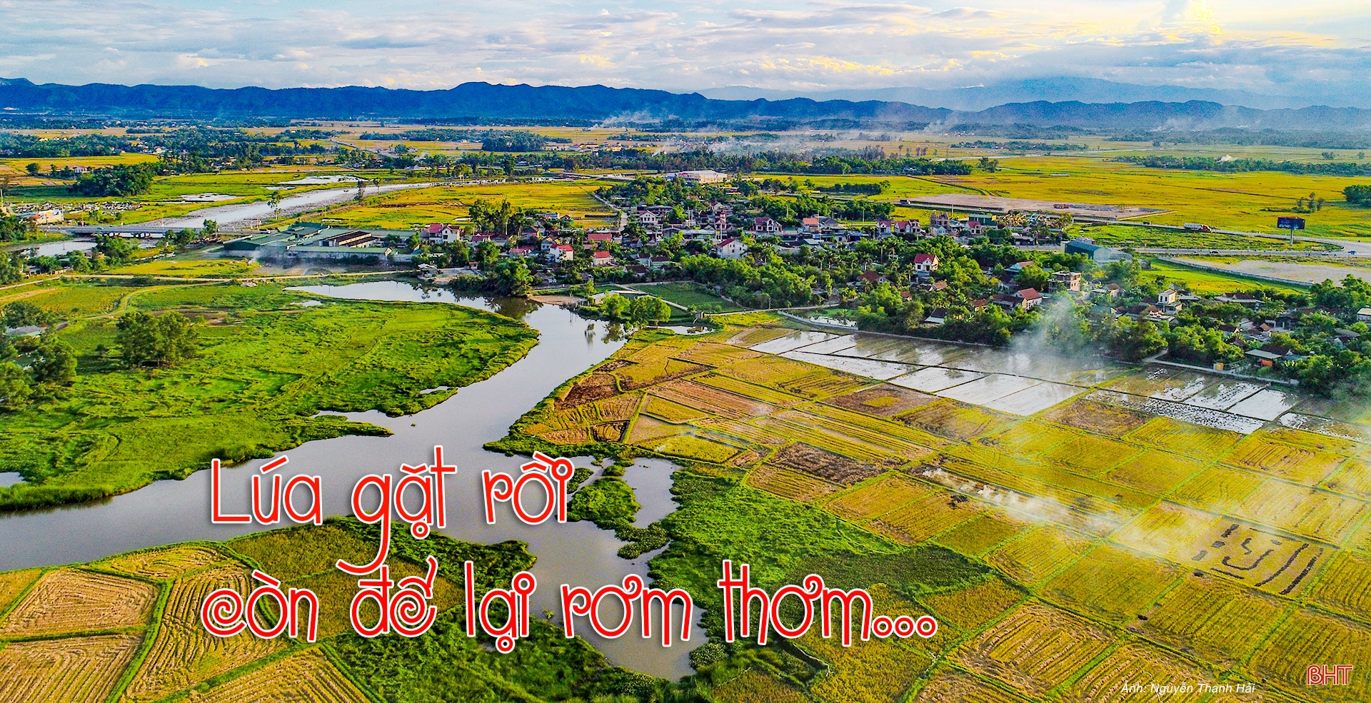 Lúa gặt rồi còn để lại rơm thơm…