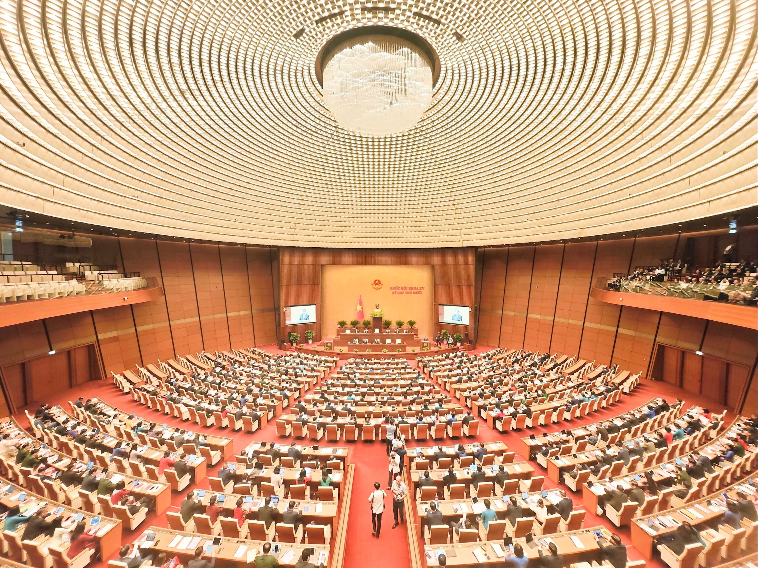 Quang cảnh kỳ họp. Ảnh: Hồ Long