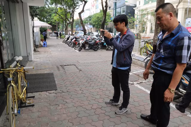 can canh xe dap dat vang cuc doc gia bac ty cua dai gia ha noi