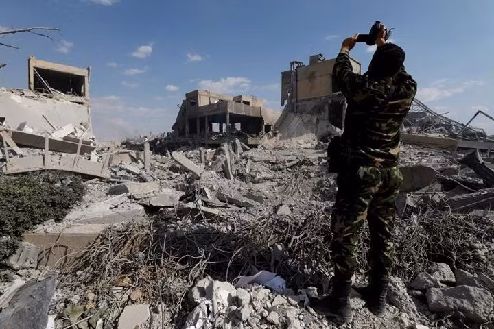 can canh syria do nat sau don khong kich cua my va dong minh