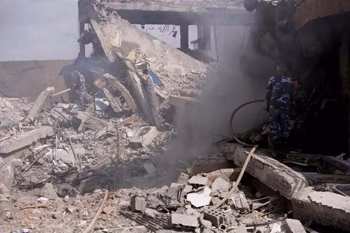 can canh syria do nat sau don khong kich cua my va dong minh
