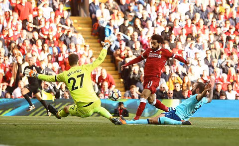 liverpool 3 0 bournemouth salah khong ngung no sung