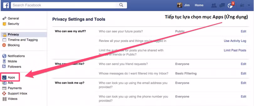 cach xac dinh va chan ung dung theo doi facebook ca nhan cua ban
