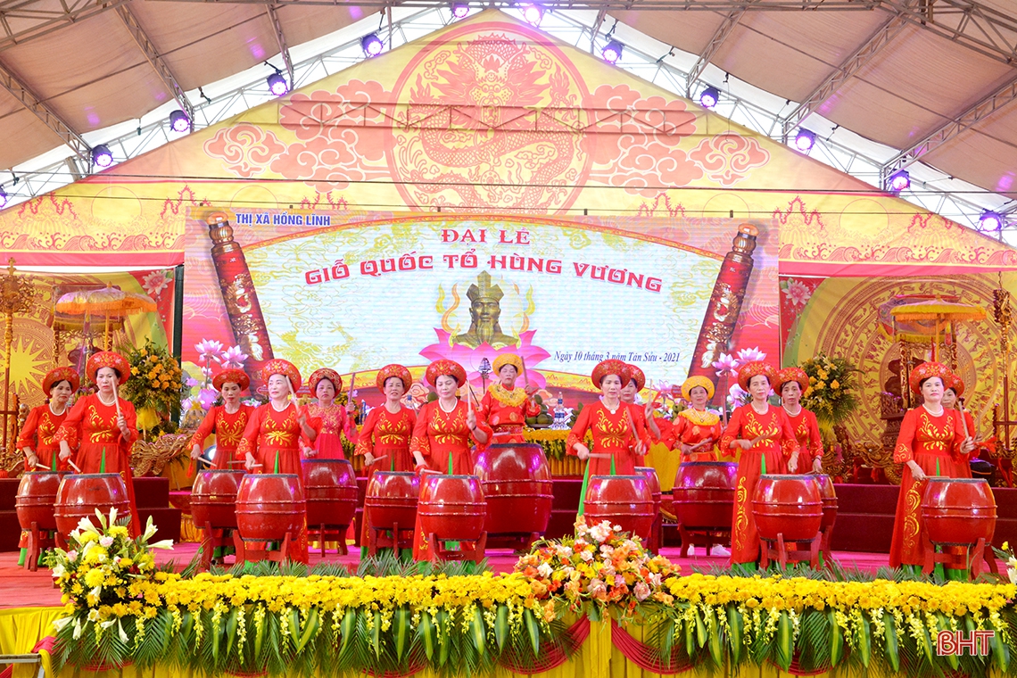 Trang trọng Đại lễ Giỗ Quốc Tổ Hùng Vương năm 2021 tại Hà Tĩnh