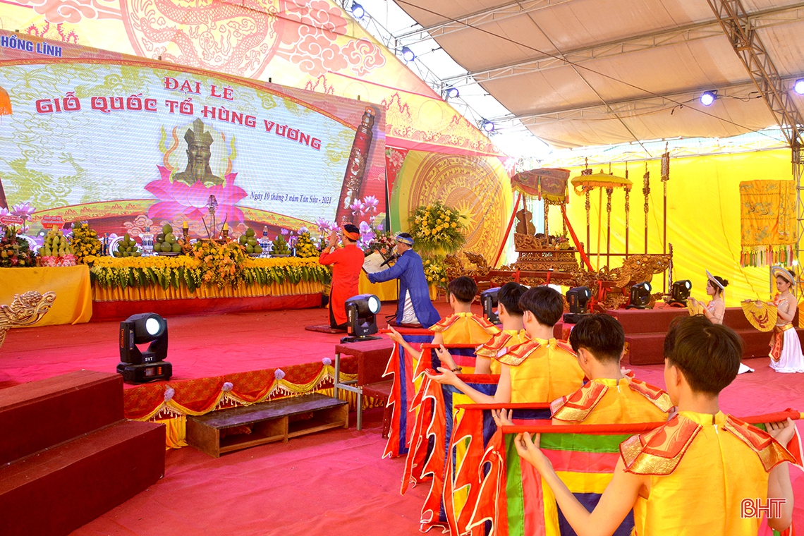 Trang trọng Đại lễ Giỗ Quốc Tổ Hùng Vương năm 2021 tại Hà Tĩnh