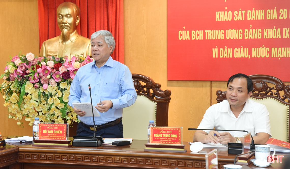 Hà Tĩnh triển khai Nghị quyết 23 của BCH Trung ương Đảng bài bản, đồng bộ, sát thực