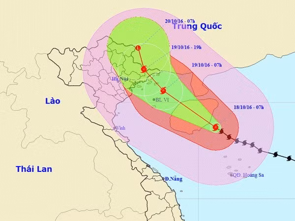 tin moi nhat ve sieu bao so 7 bao cach dat lien 420km