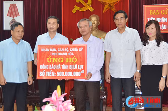 cac dia phuong don vi tiep tuc ho tro nguoi dan vung lu ha tinh