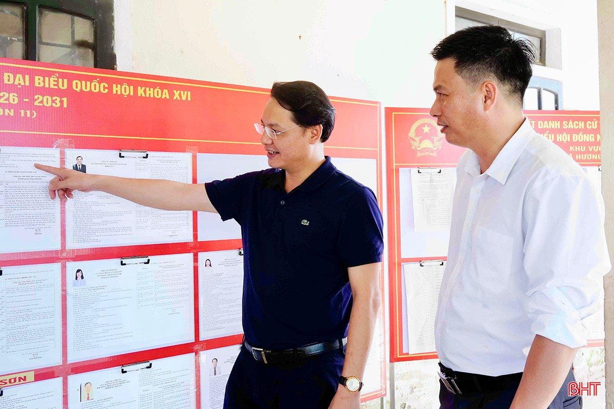 Công tác chuẩn bị cho bầu cử được xã Hương Sơn triển khai đúng tiến độ và quy định của Luật Bầu cử.
