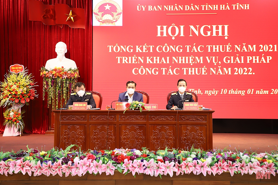 Ngành Thuế Hà Tĩnh phấn đấu thu vượt mốc dự toán 7.800 tỷ đồng năm 2022
