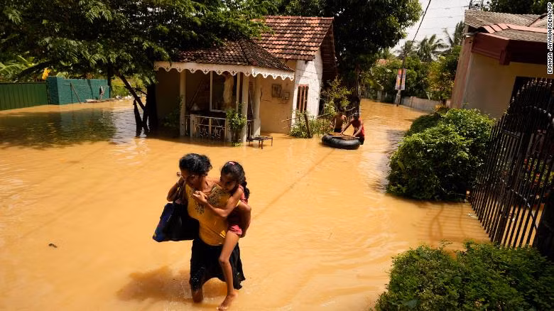 Mưa lớn ở Ấn Độ, Sri Lanka khiến ít nhất 41 người thiệt mạng