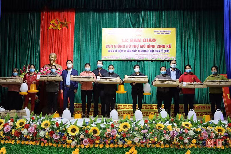 153 hộ nghèo Cẩm Xuyên được hỗ trợ sinh kế