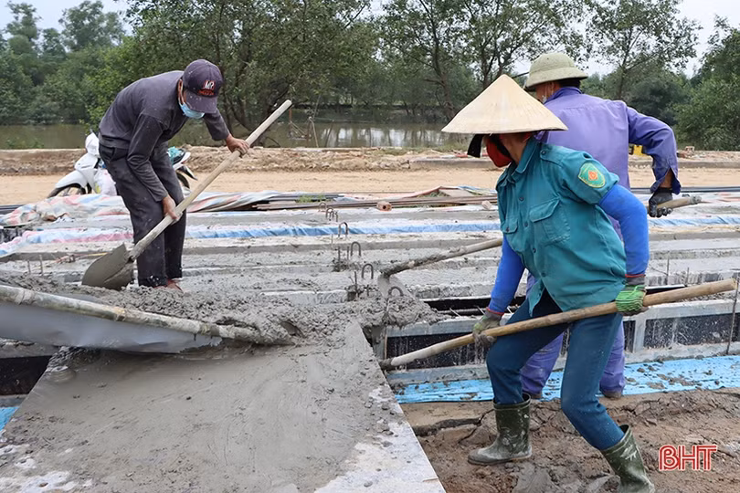 58 tỷ đồng làm đường bờ kè sông Hội mừng 180 năm danh xưng Cẩm Xuyên