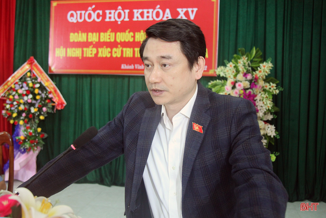 Cử tri Can Lộc kiến nghị nhiều vấn đề dân sinh tới đại biểu Quốc hội