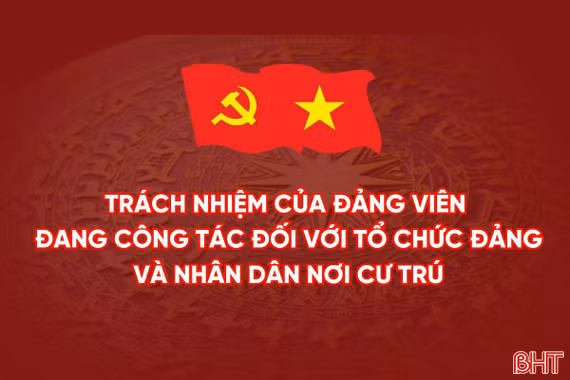 [Motion graphic] Trách nhiệm của đảng viên đang công tác đối với tổ chức đảng và Nhân dân nơi cư trú