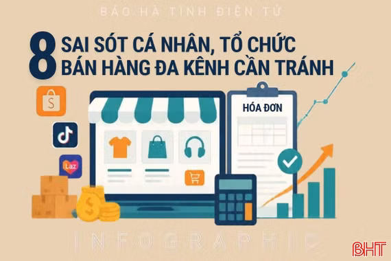 [Infographic] 8 sai sót các cá nhân, tổ chức bán hàng đa kênh cần tránh