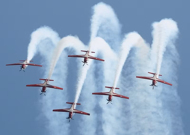 da mat voi man may bay nhao lon o singapore airshow 2018