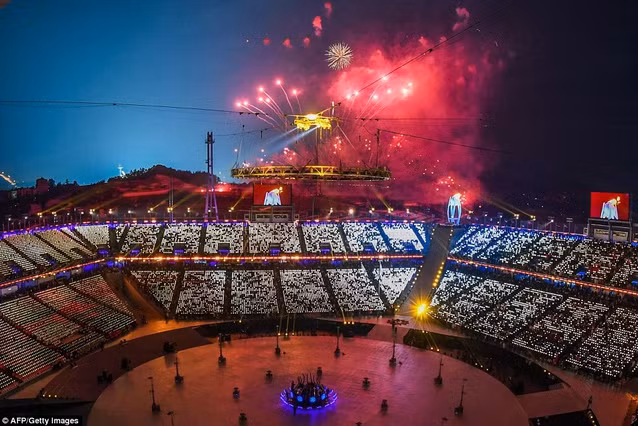 xem lai anh le khai mac day mau sac cua olympic pyeongchang 2018