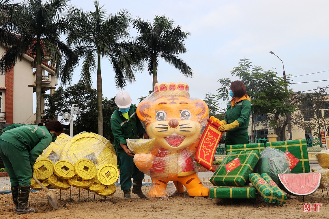 Thị xã phía Nam Hà Tĩnh tập trung chỉnh trang đô thị, chuẩn bị đón tết