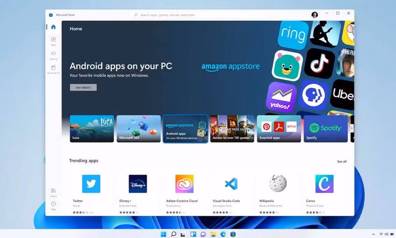 Windows 11 ra mắt: hỗ trợ chạy ứng dụng Android, cho cập nhật miễn phí