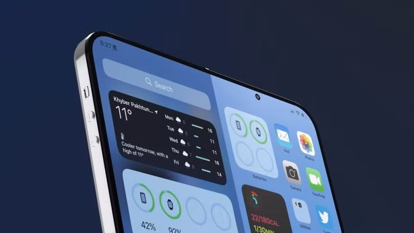 Hình dung về iPhone màn hình gập