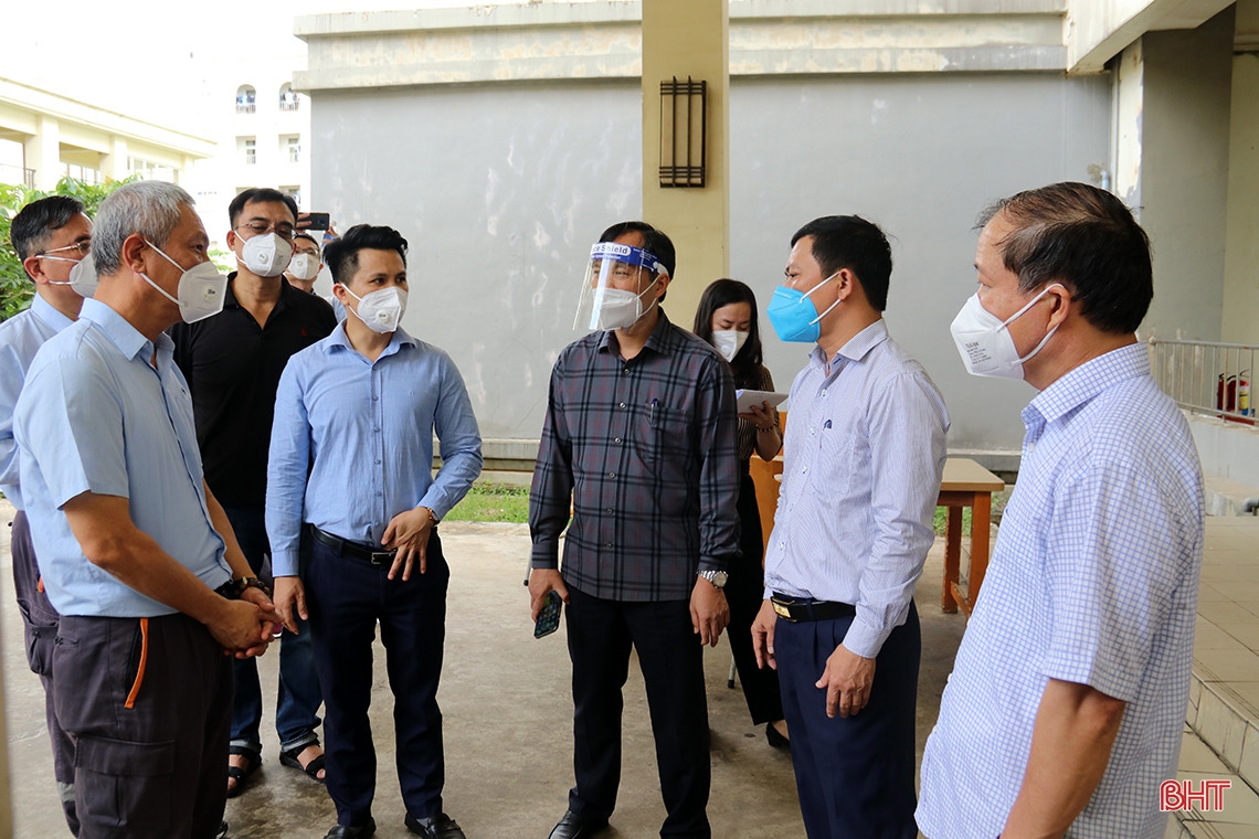 Khẩn trương đưa Trung tâm Y tế huyện Kỳ Anh làm nơi điều trị bệnh nhân Covid-19 vào ngày 15/6