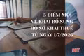 [Motion graphic] 5 điểm mới về khai bổ sung hồ sơ khai thuế từ ngày 1/7/2026